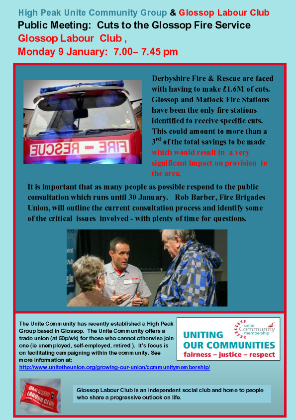 fire service poster copy